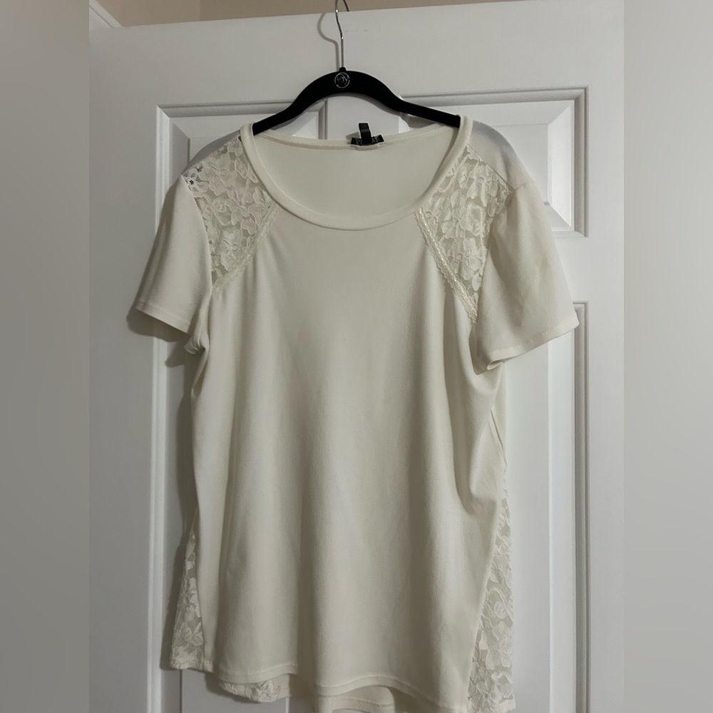 Express size medium white blouse